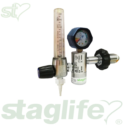 MP-21-15 Regulador de oxígeno con caudalímetro 15 LPM y flujómetro