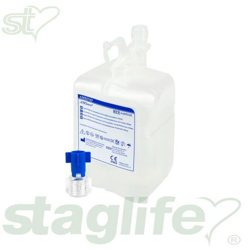 Humidificador 9/16 500 ml. con agua destilada