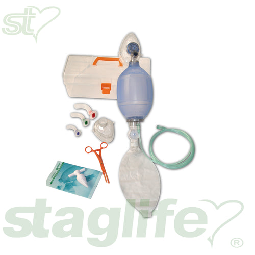 U-1002 Kit de reanimación para adulto con mascarilla de silicona