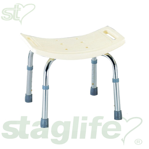 Silla de ducha sin respaldo