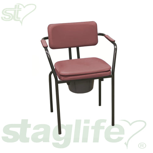 Silla con inodoro color Terracota