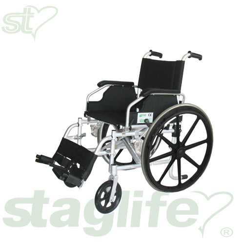Silla ruedas aluminio T-40 extracción rápida