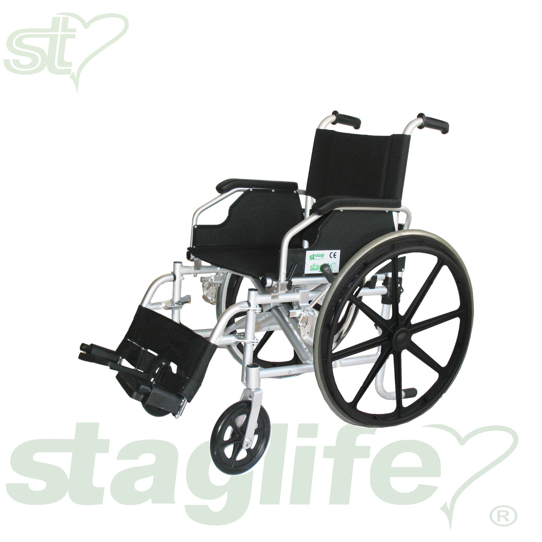 Silla ruedas aluminio T-40 extracción rápida