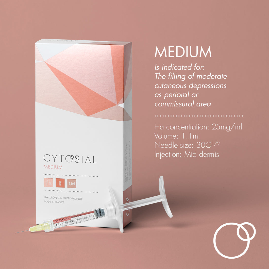 CYTOSIAL Medium - Jeringa ácido hialurónico densidad media 1ml