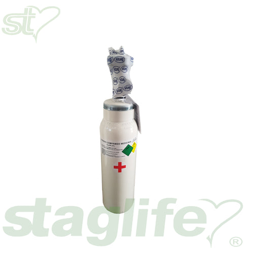 Botella recargable de oxígeno medicinal 2 litros (B-2)